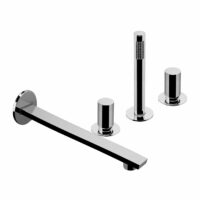 Bonomi Elle 3 Hole Deck Mounted Bath/Shower Mixer