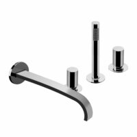 Bonomi Arco 3 Hole Deck Mounted Bath/Shower Mixer