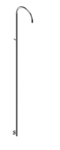 Bonomi Exposed Round Shower Column, Arm Projection 300mm, Height 2080mm