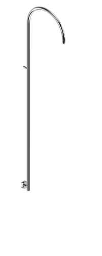 Bonomi Exposed Round Shower Column, Arm Projection 400mm, Height 1754mm