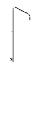 Bonomi Exposed "U" Shower Column, Arm Projection 400mm, Height 1103mm
