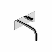 Bonomi Zero Wall Mounted Basin Mixer with 212mm Spout and Plate