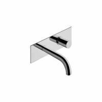 Bonomi Zero Wall Mounted Basin Mixer with 150mm Spout and Plate